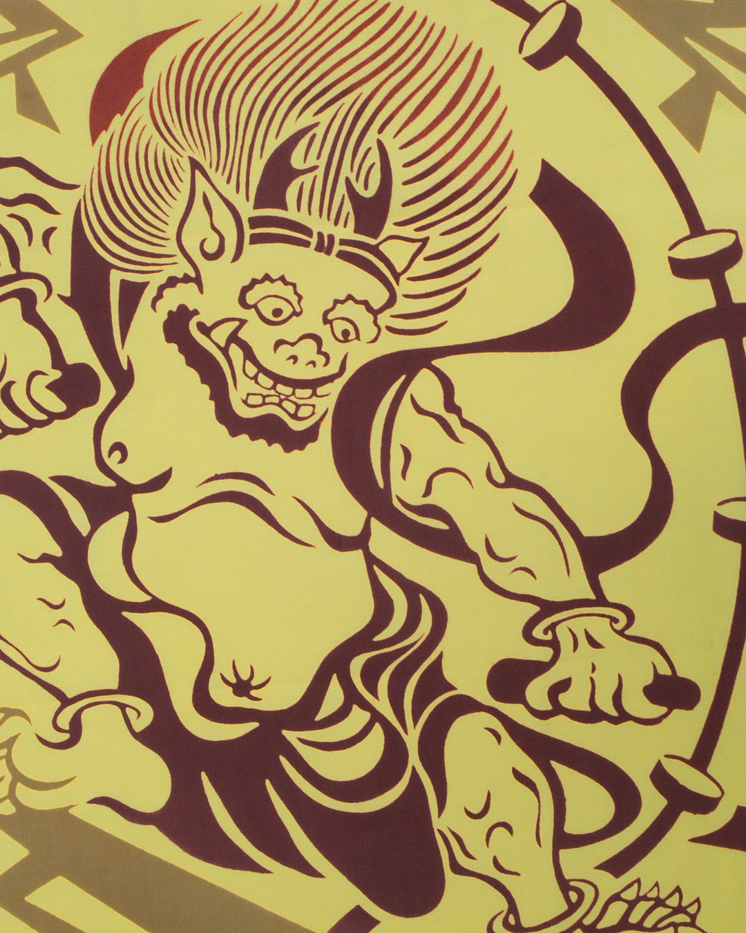 Tenugui, Chusen-Zome, Fujin Raijin
