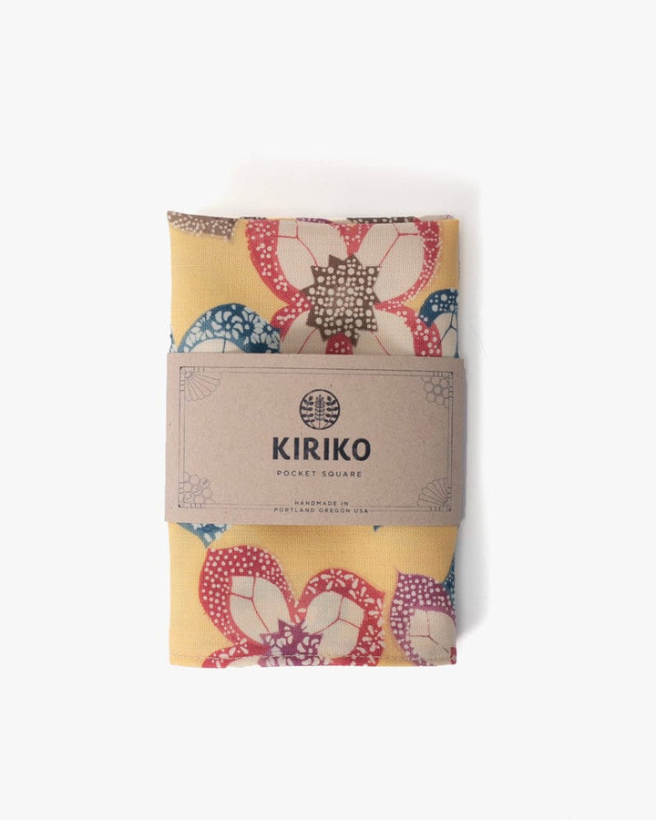 Kiriko Original Pocket Square, Multi Color Floral