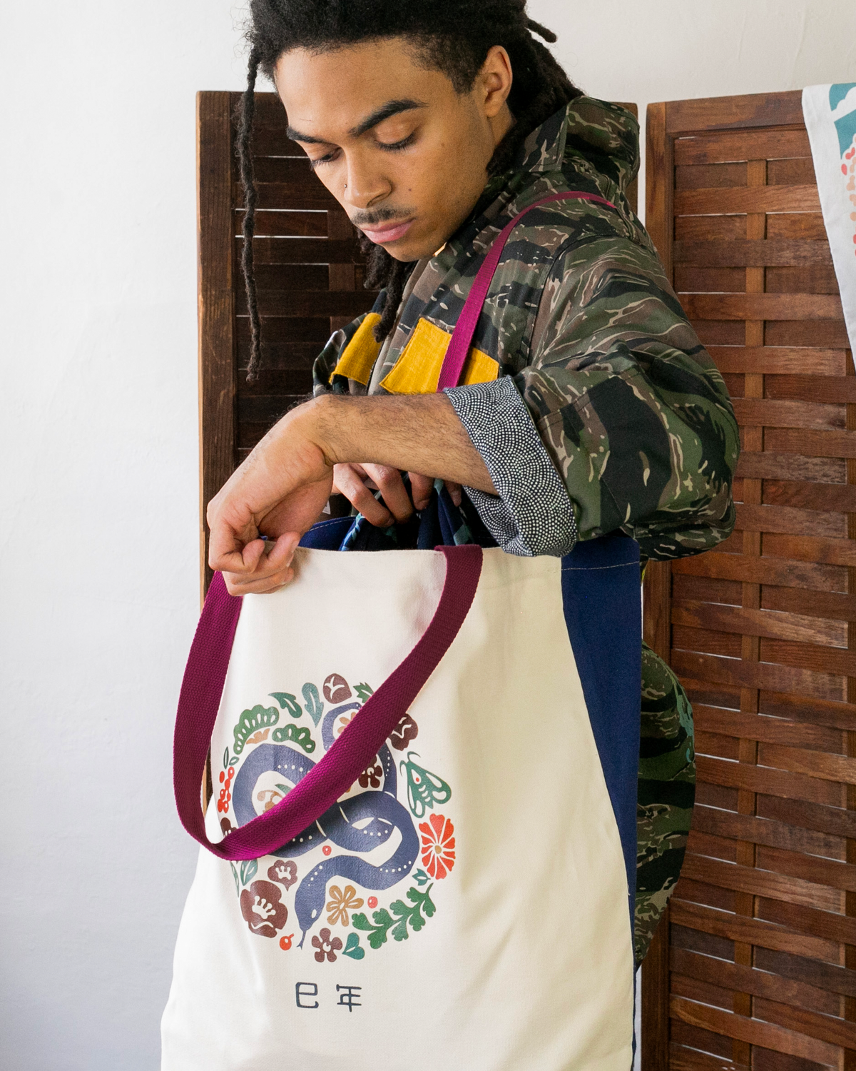 Kokoro Original, Tote Bag, Snake