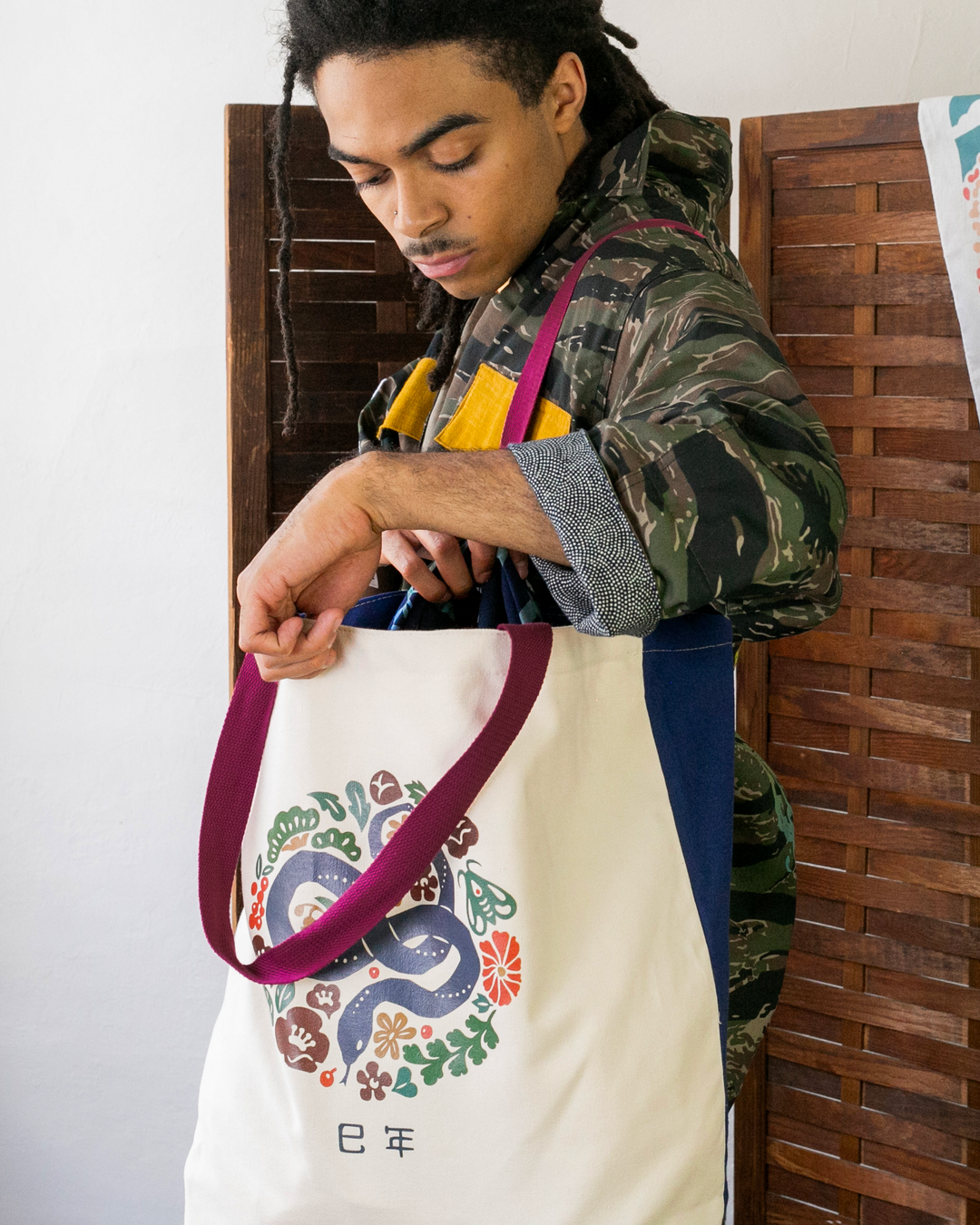 Kokoro Original, Tote Bag, Snake