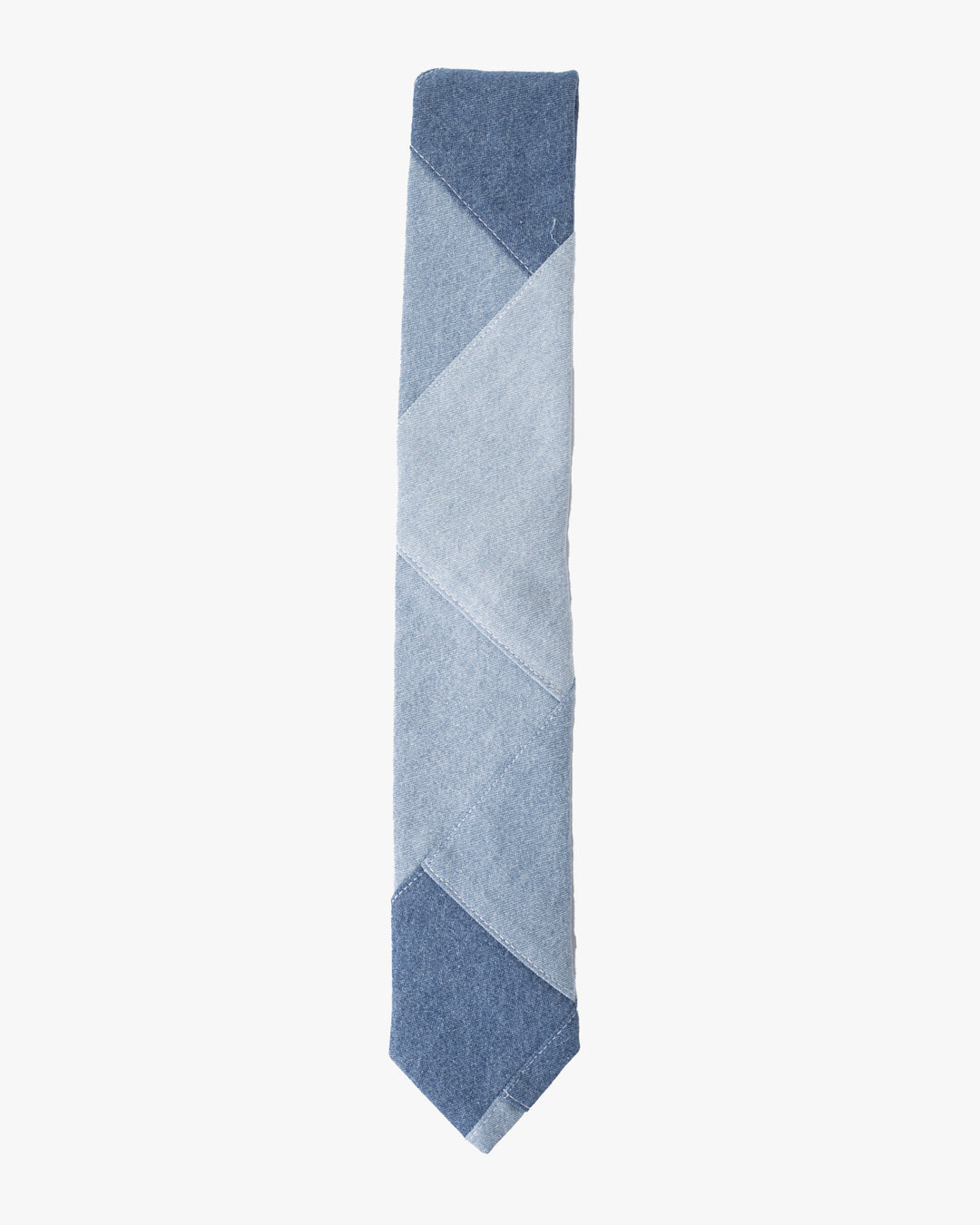 Kiriko Original Tie, Patchwork, Light Denim