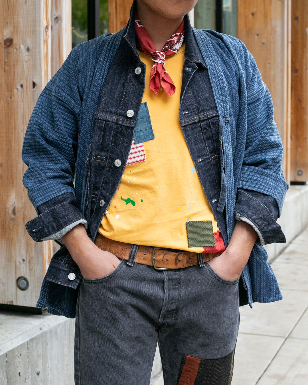 Kiriko Custom Kendo X Gap Denim Jacket - M