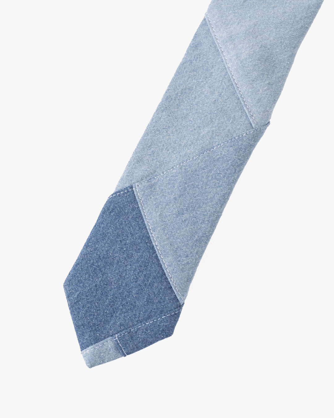 Kiriko Original Tie, Patchwork, Light Denim
