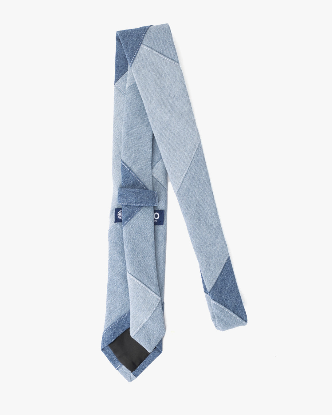Kiriko Original Tie, Patchwork, Light Denim