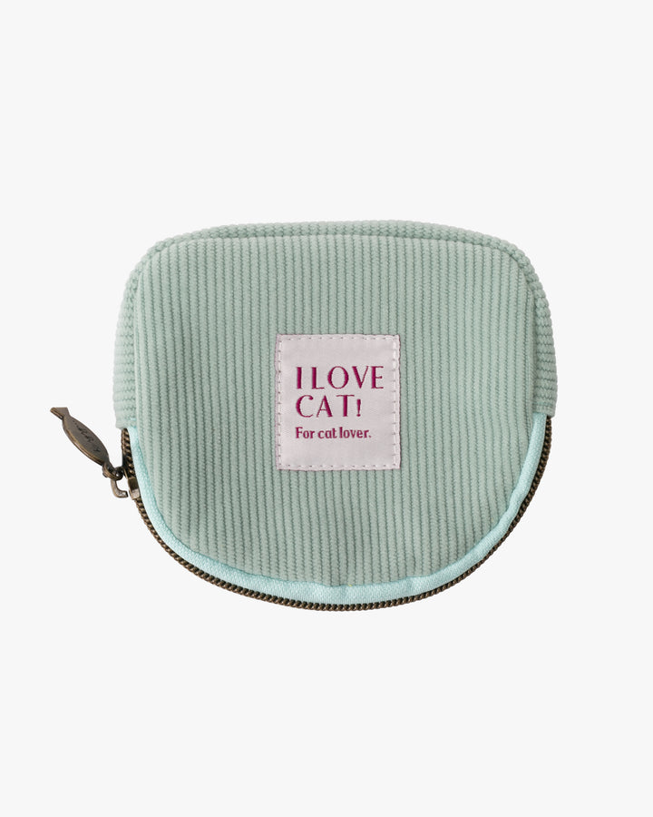 Pouch, Bisque, I Love Cat Series