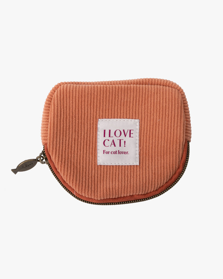 Pouch, Bisque, I Love Cat Series
