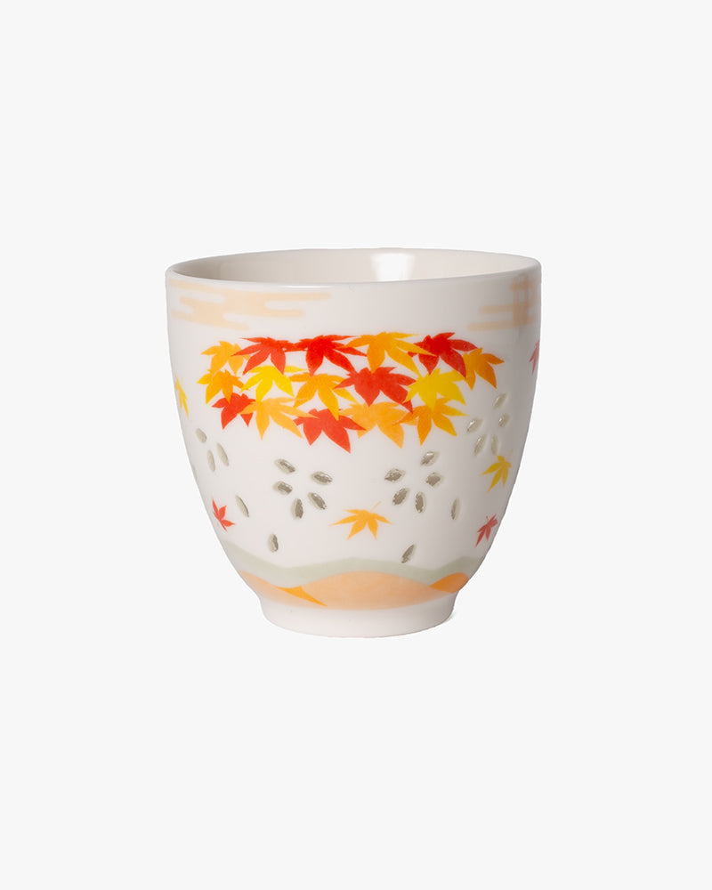 See Through Color Tea Cup, Arutha, Five-Story Pagoda