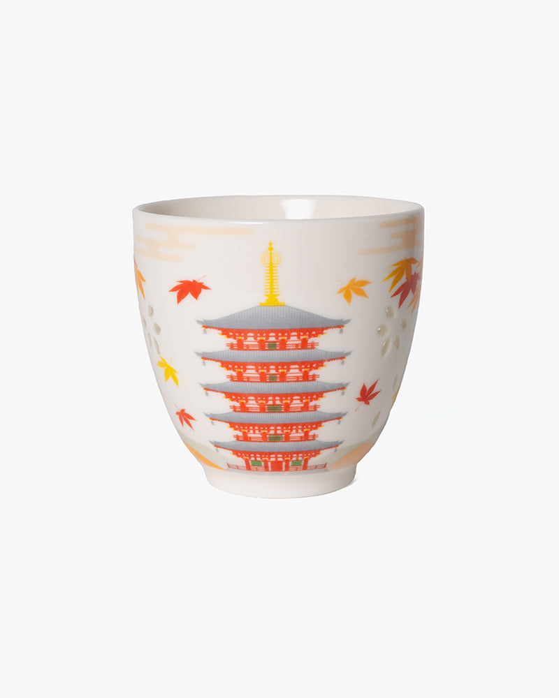 See Through Color Tea Cup, Arutha, Five-Story Pagoda