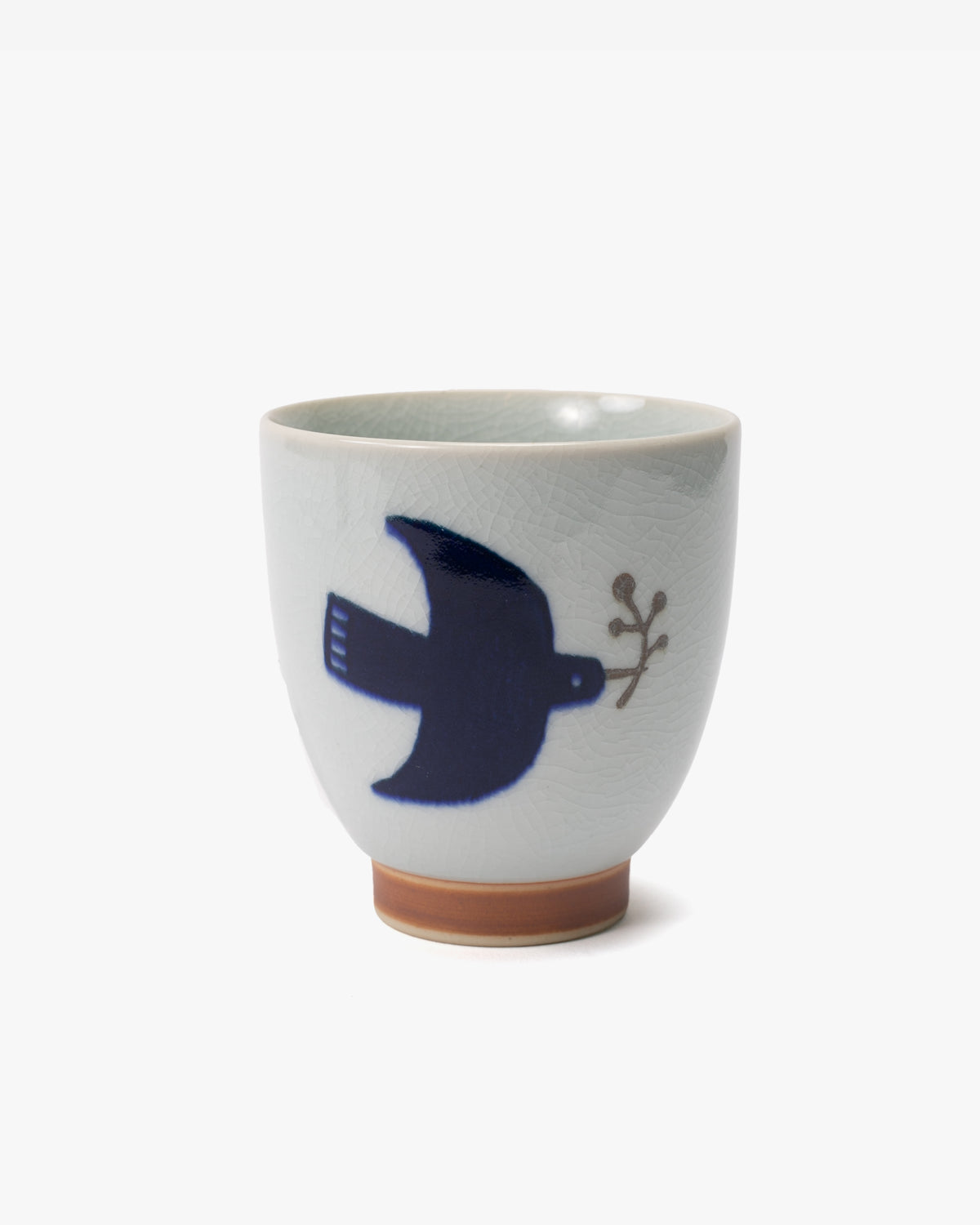 Yunomi Cup, Bisque, Kukka Lokki Bird