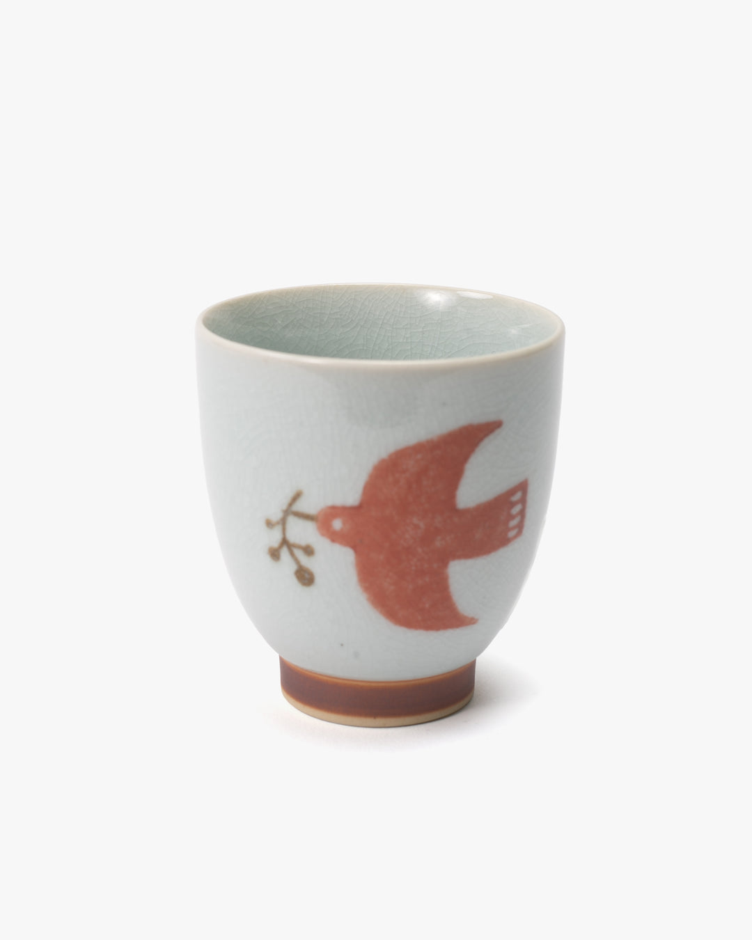 Yunomi Cup, Bisque, Kukka Lokki Bird