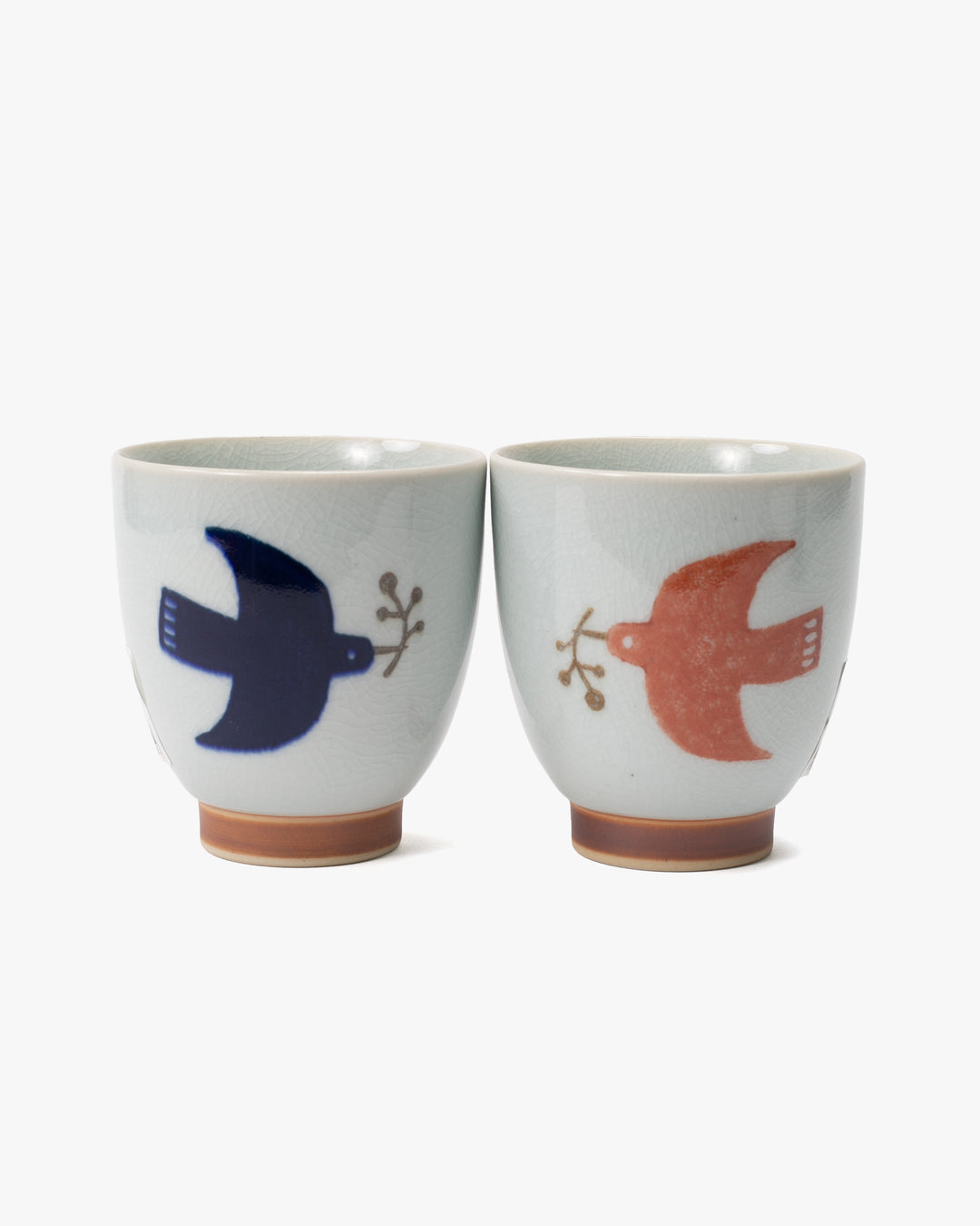 Yunomi Cup, Bisque, Kukka Lokki Bird