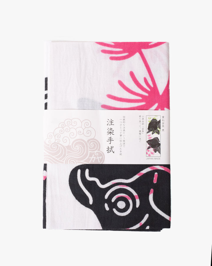 Tenugui, Chusen-Zome, Kasane Goldfish