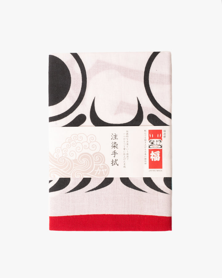 Tenugui, Chusen-Zome, Red Fuku Daruma