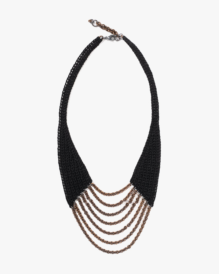 Boet X Kiriko Necklace, Short Horseshoe, Black