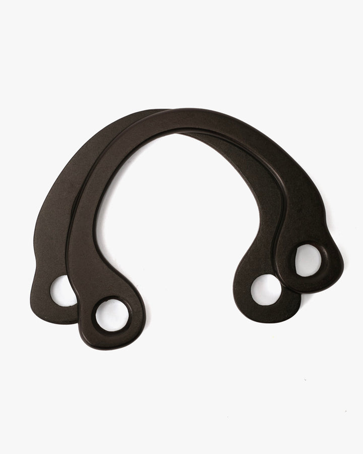 Furoshiki Wooden Handles, Dark Mahogany