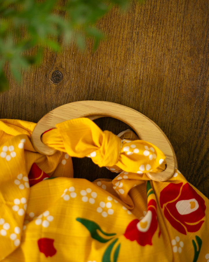 Furoshiki Wooden Handles