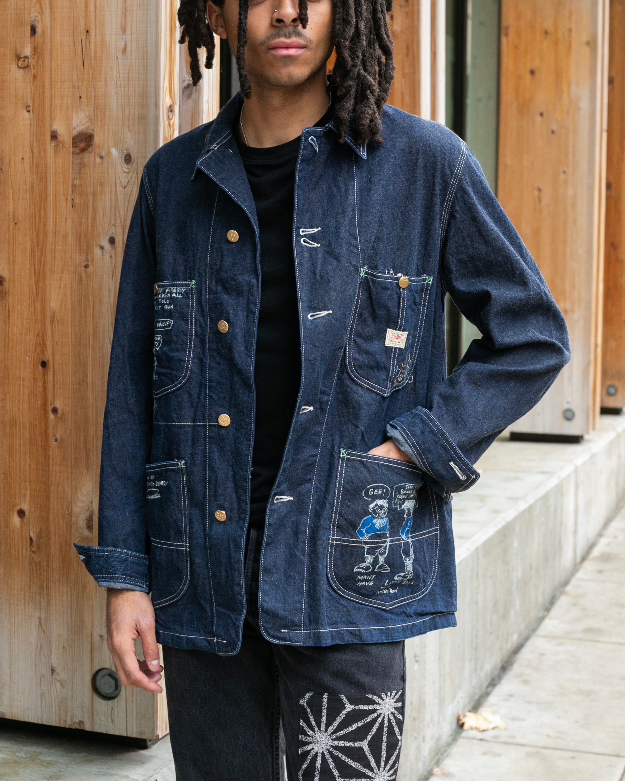 Japanese Repro Denim Jacket, XL, Sugar Cane, Engineer