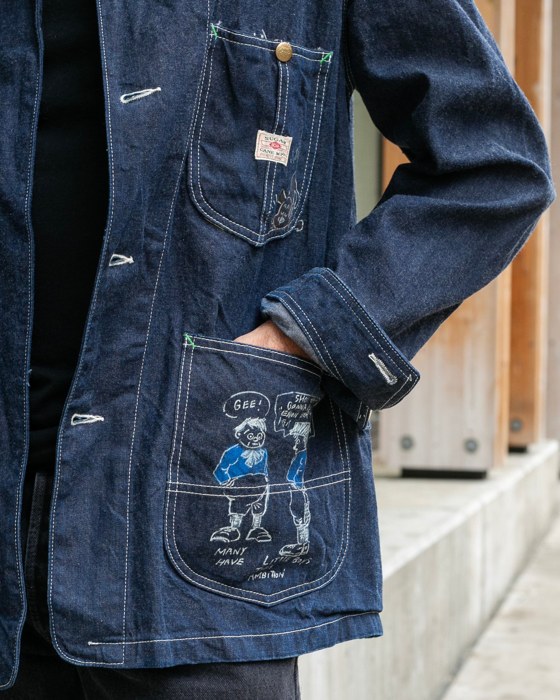 Japanese Repro Denim Jacket, XL, Sugar Cane, Engineer