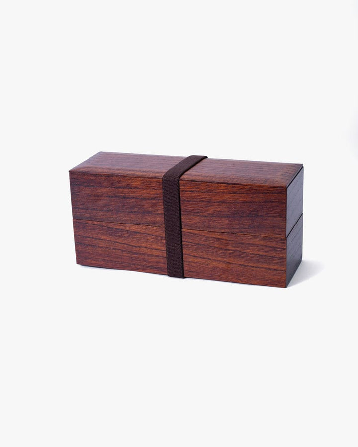 Yamaichi Paulownia Wood Two-Tier Bento Box
