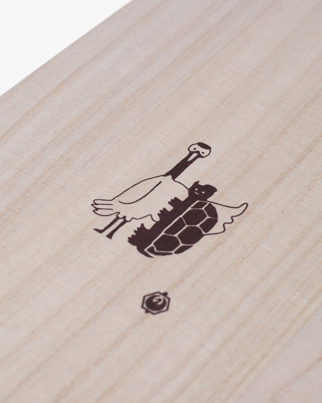 Chopsticks and Rest Set, Bisque, Tsuru Kame