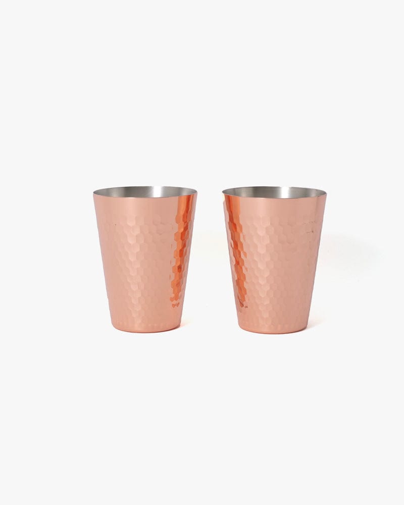 Tumbler, Asahi, Copper Set of 2