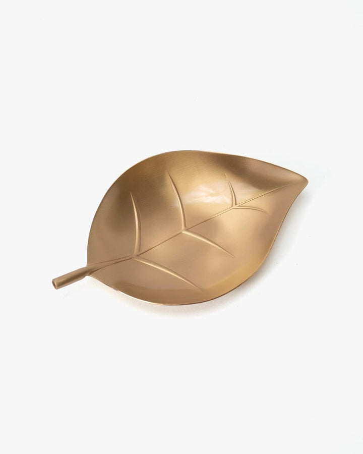 Plate, Asahi, Leaf Brass