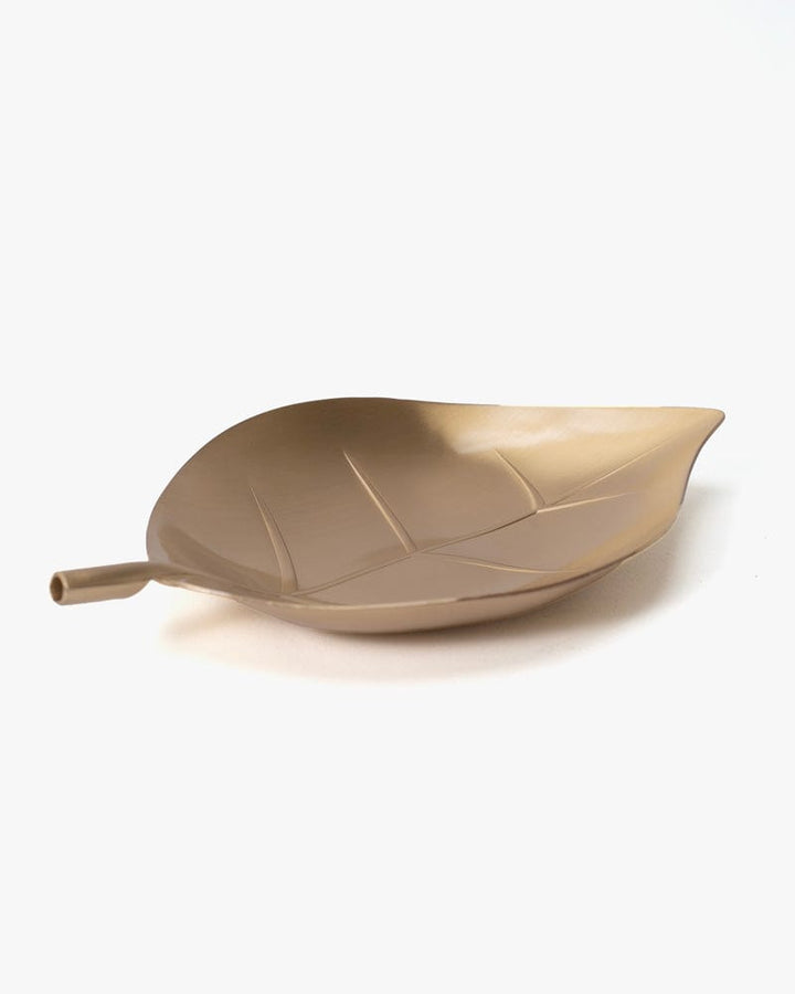 Plate, Asahi, Leaf Brass