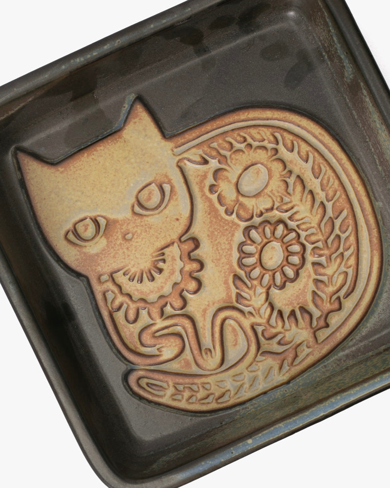 Plate, Kashiwa Craft, Cat