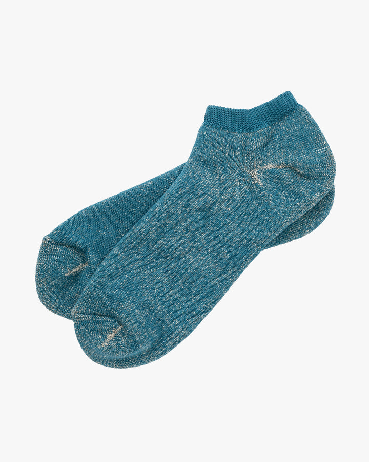 Knitwin, Anklet Socks, Linen Cotton Pile, Sampo Lake Blue