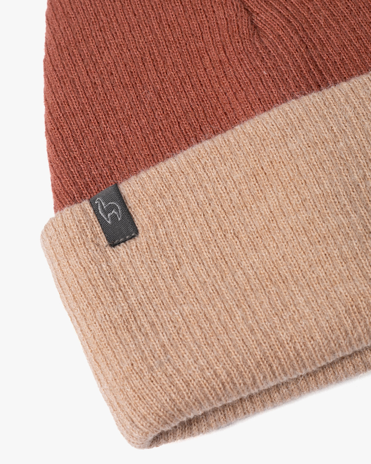 Shupaca Alpaca, Rev Rib Beanie, Terracotta, 8"