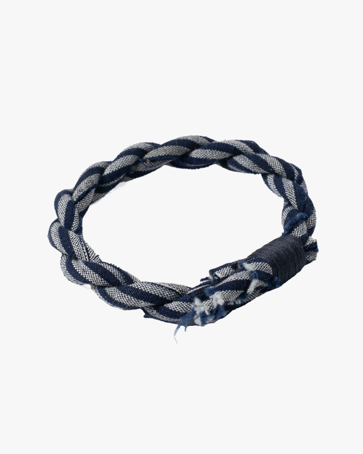 Boet x Kiriko Bracelet, Indigo and White Shima