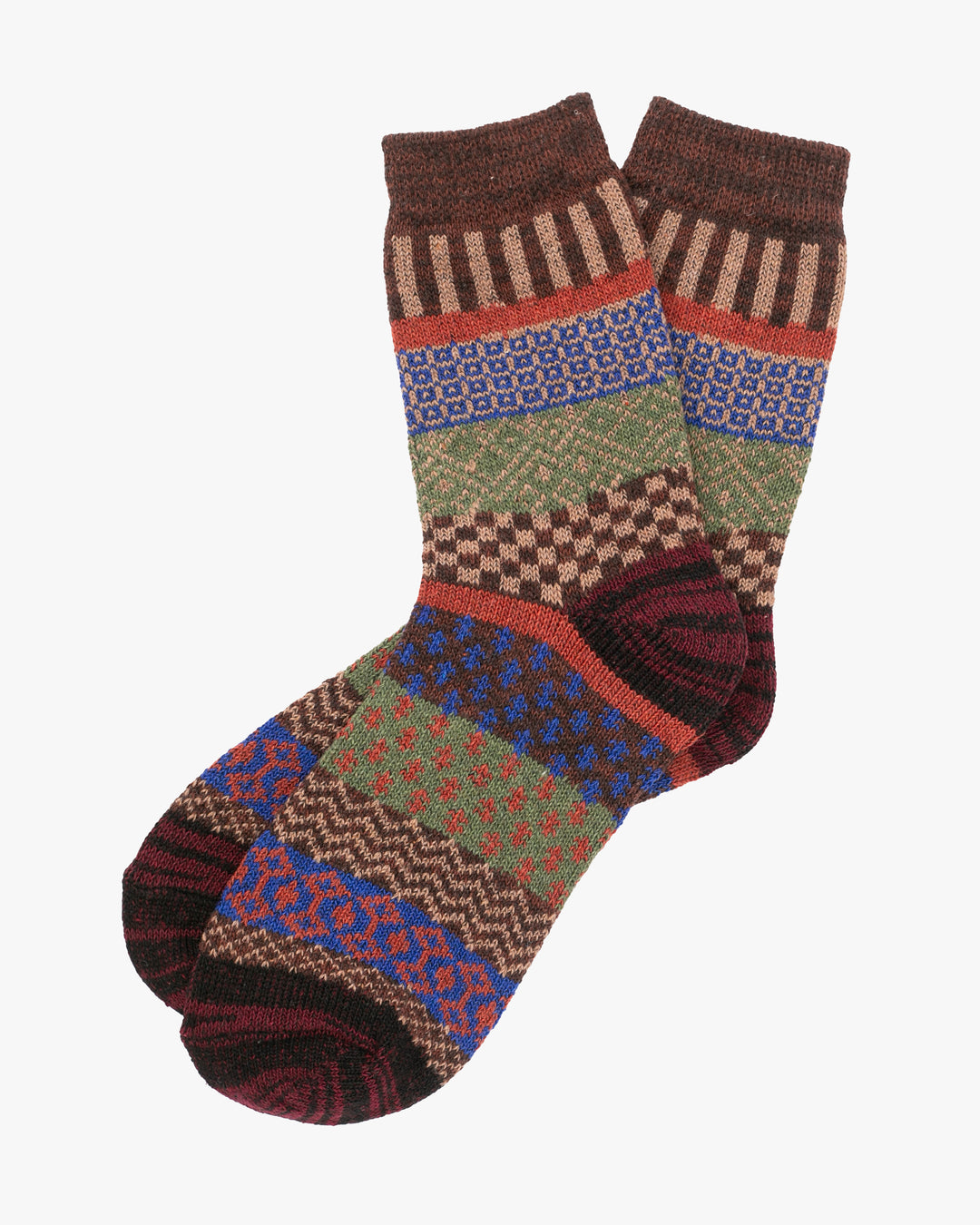 Tourtiwi, Thermal Socks, Contrast Patterns