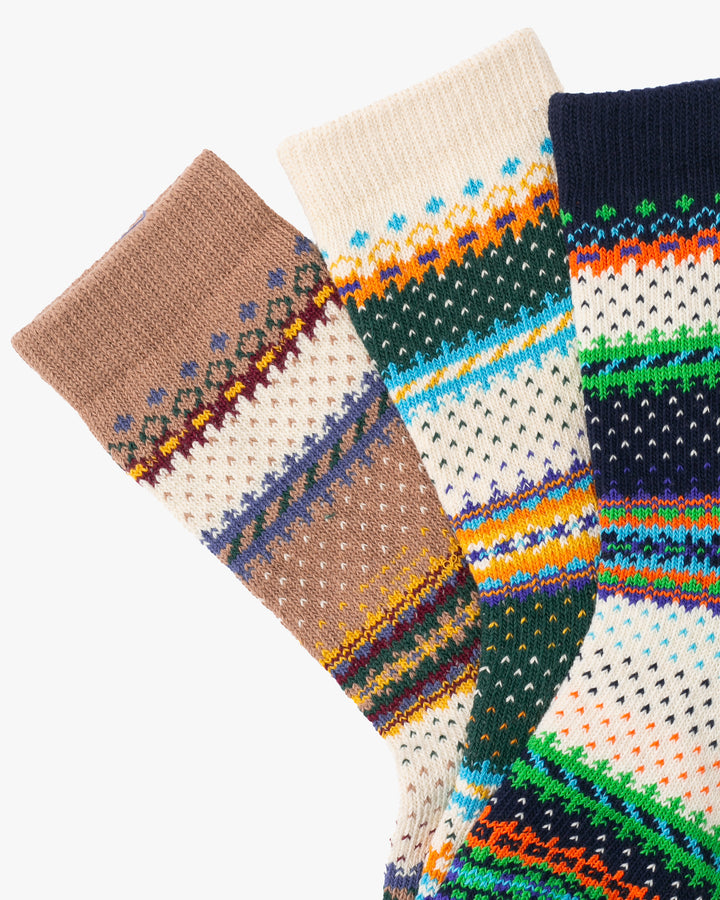 Tourtiwi, Mid-calf Socks, Retro Contrast Color Stitching