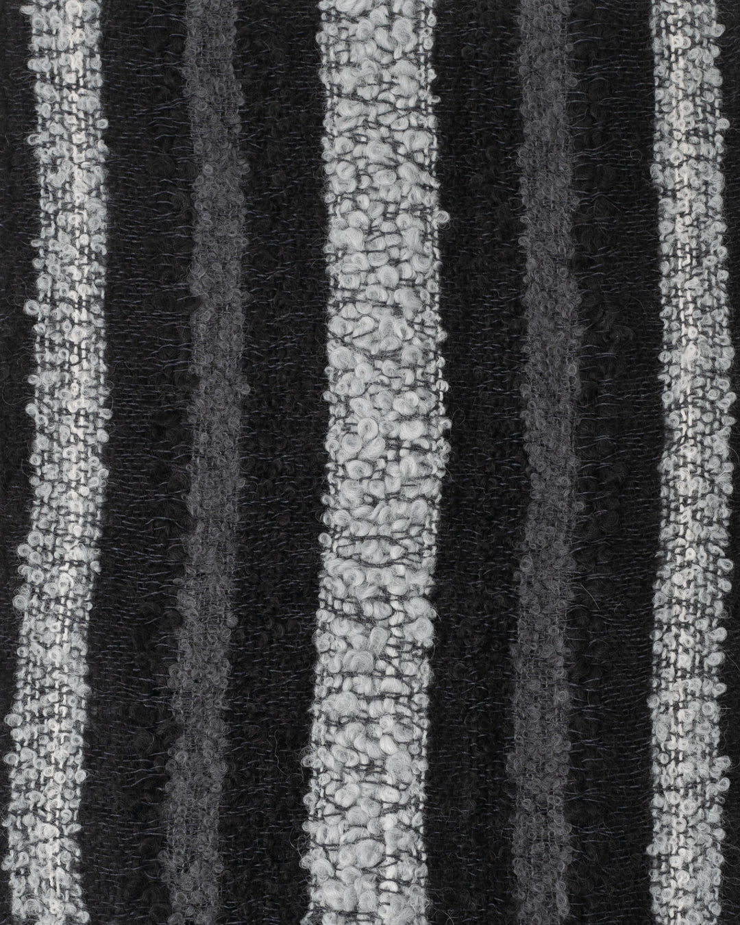 Shupaca Alpaca, Fringe Boucle Scarf, Charcoal