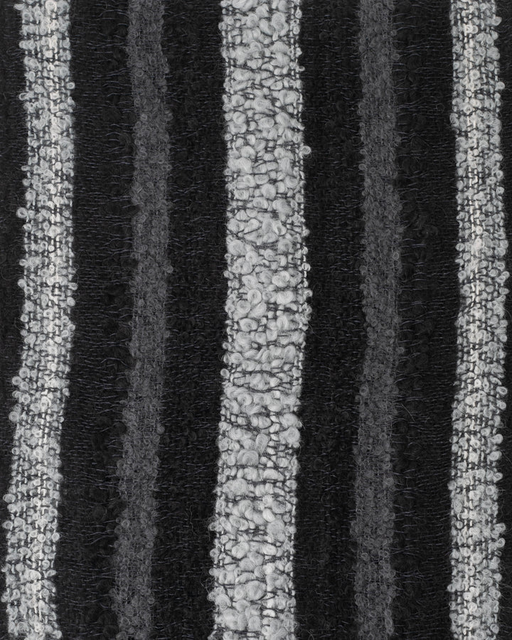 Shupaca Alpaca, Fringe Boucle Scarf, Charcoal