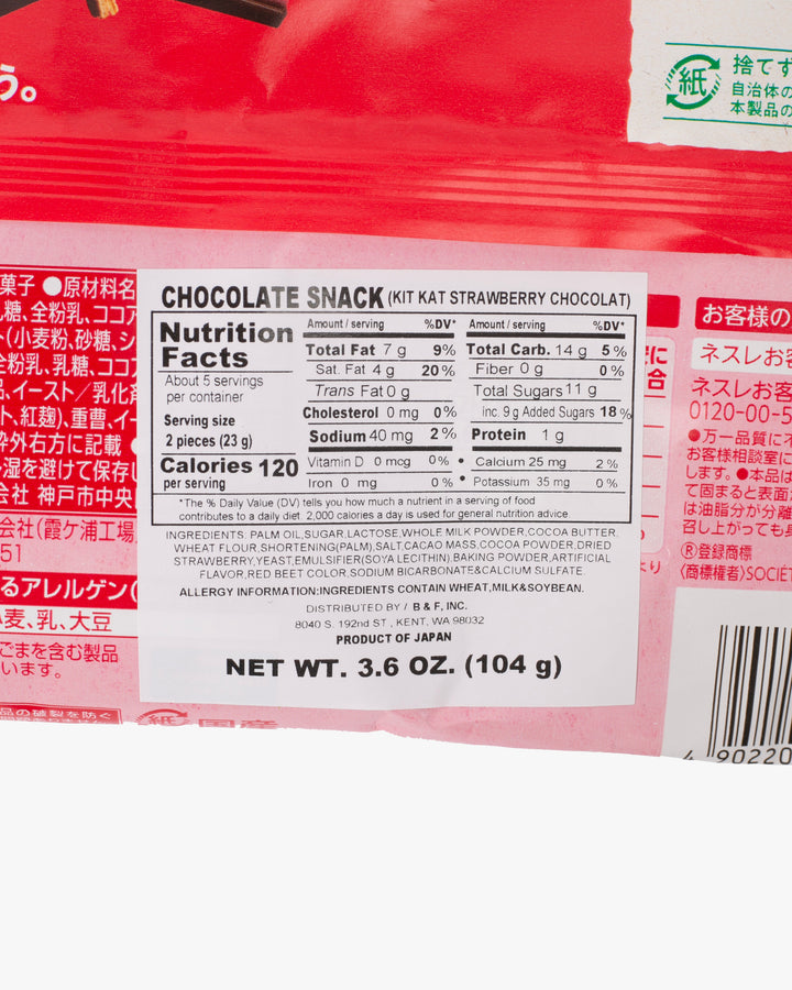 KitKat, Mini Strawberry Chocolate