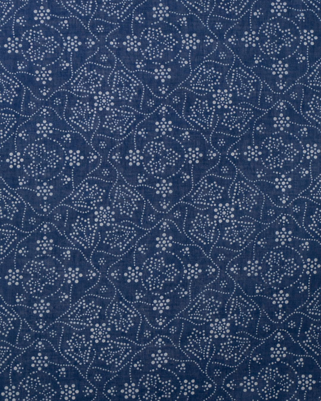Aizawa Lightweight Indigo Bandana, Dotted Japanese Patterns
