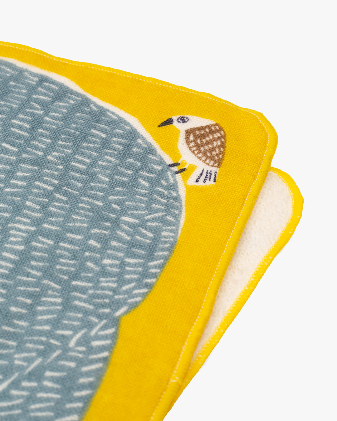 Musubi, Fuwa-Fuwa Towel, Kata Kata, Bear, Yellow 10" x 10"