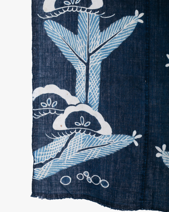 Vintage Furoshiki, Tsutsugaki, Sho Chiku Bai