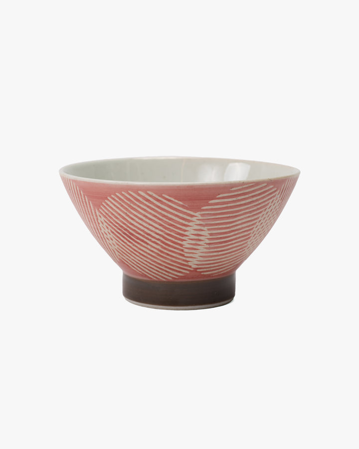 Chawan Bowl, Bisque, Dots