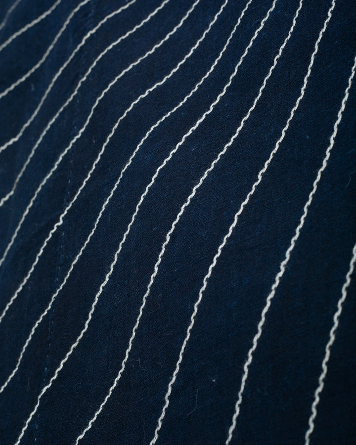 Vintage Furoshiki, Kamikaze Kousha, Particially Sashiko-Stitched