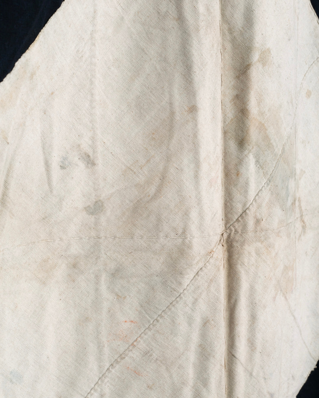 Vintage Furoshiki, Kamikaze Kousha, Particially Sashiko-Stitched