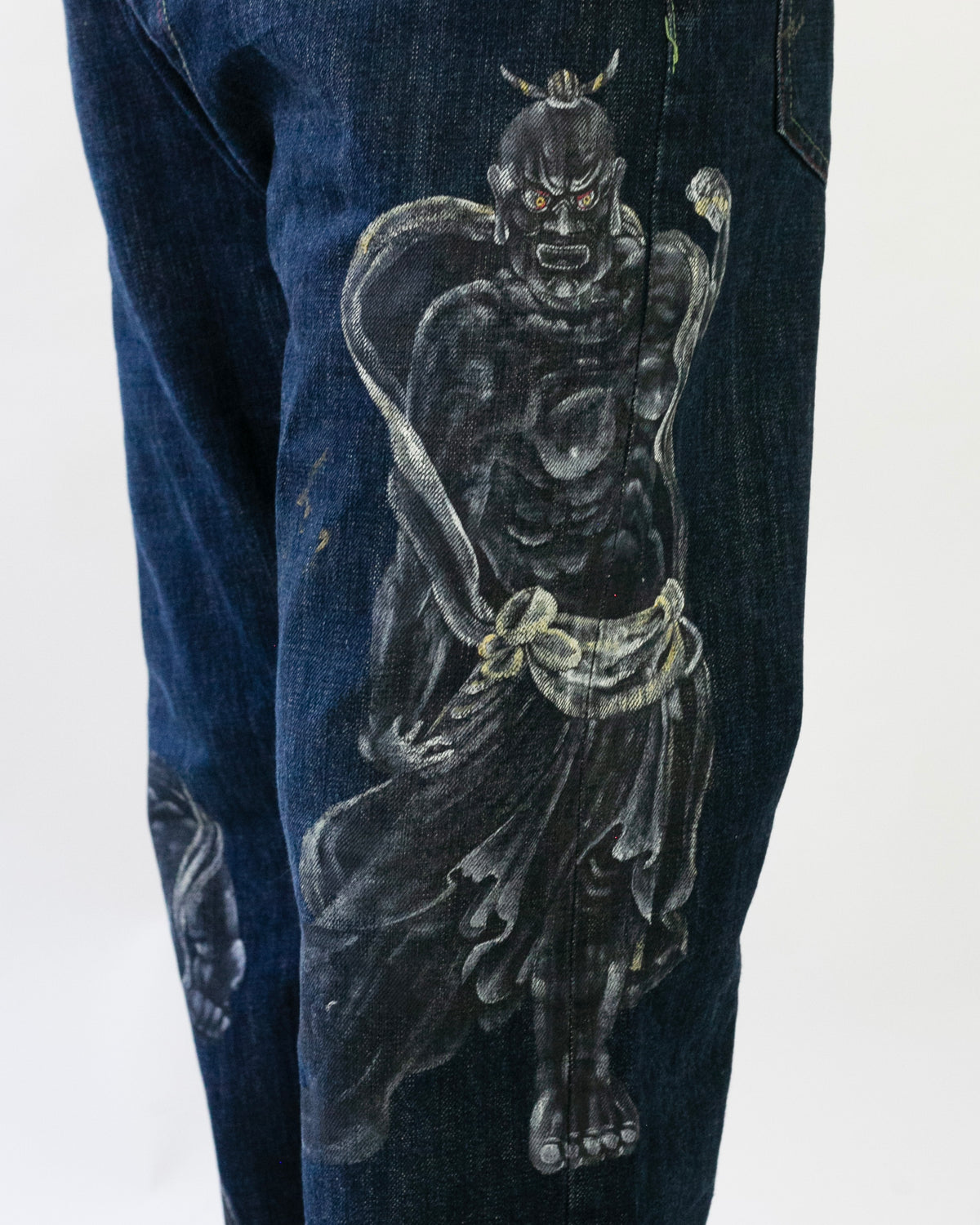 Japanese Repro Denim Jeans, Zen Denim, Painted Warriors - 36"
