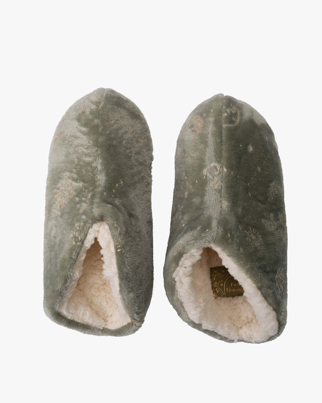Slippers, Bisque, Olive