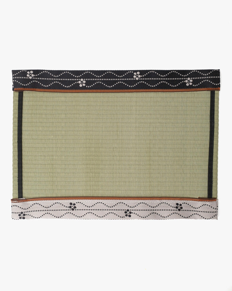 Matsuba Tatami, Table Mat, Black and White