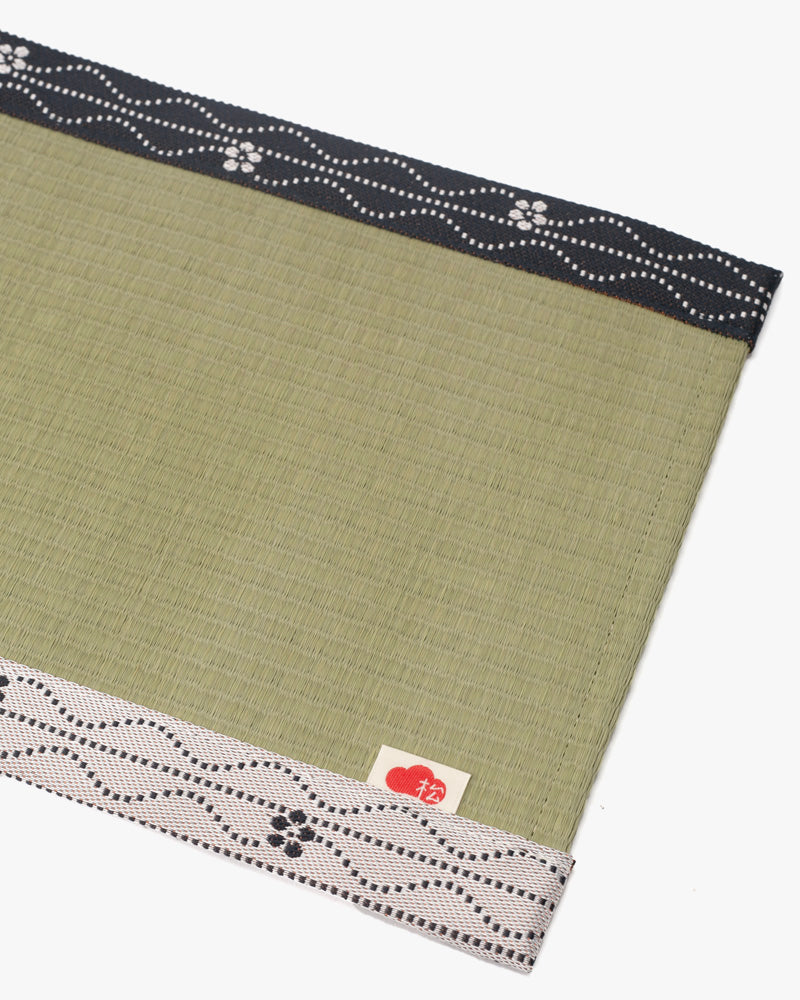Matsuba Tatami, Table Mat, Black and White