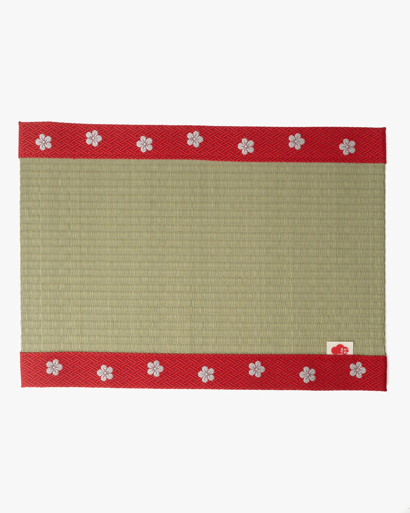 Matsuba Tatami, Table Mat, Red Plum