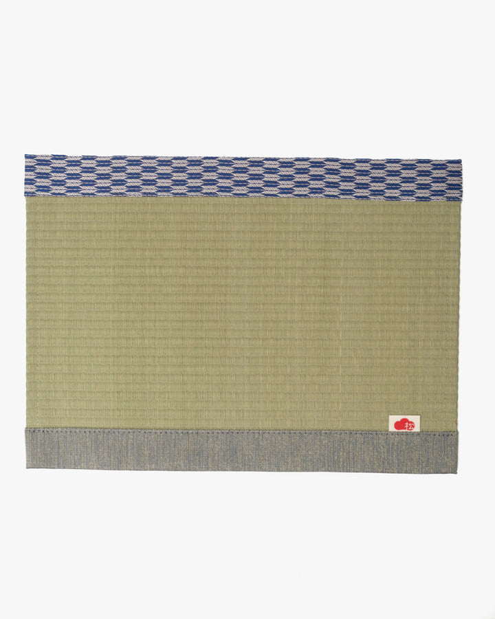 Matsuba Tatami, Table Mat, Blue Yagasuri