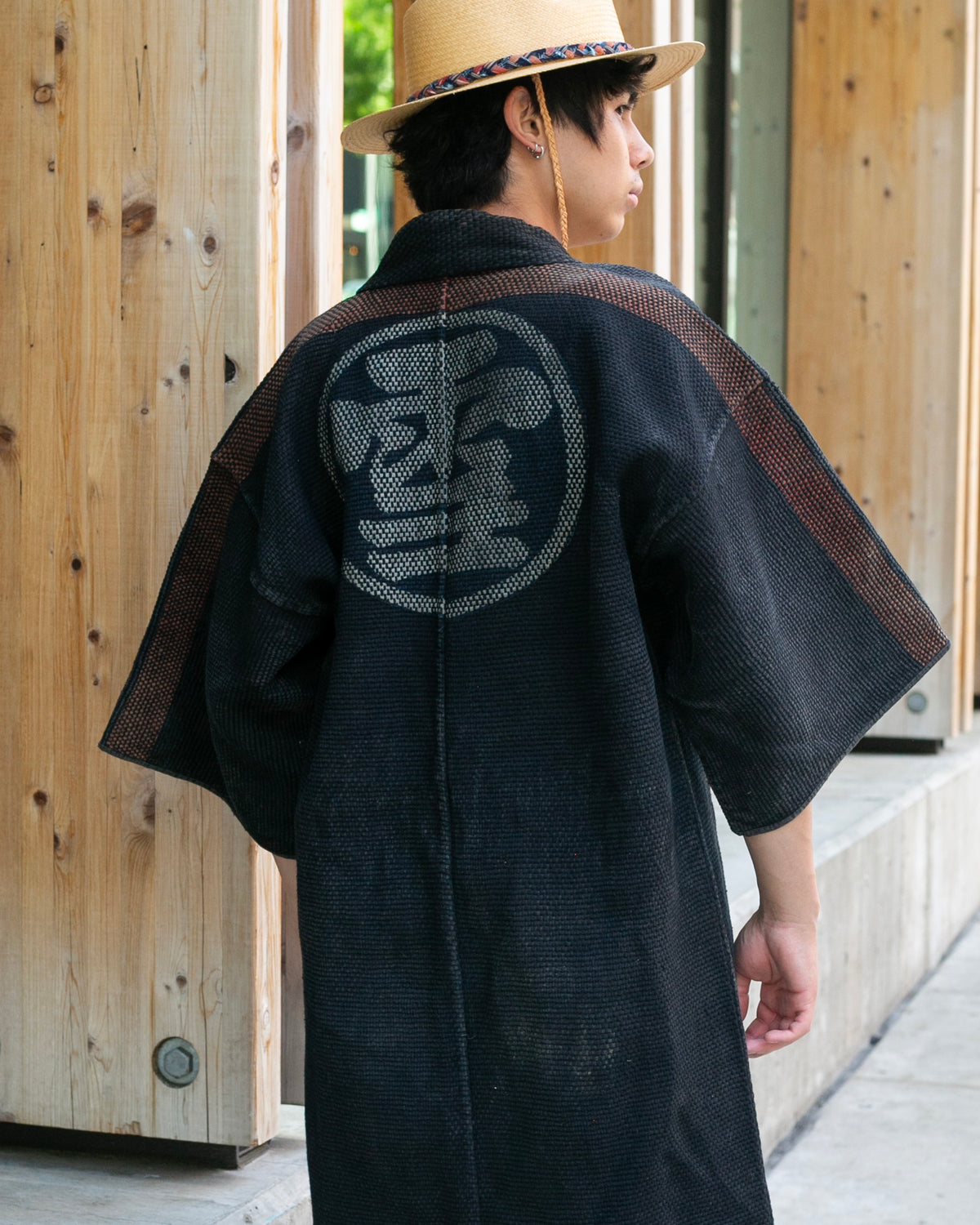 Vintage Hikeshi Jacket, Fully Sashiko Stitched, Yuki