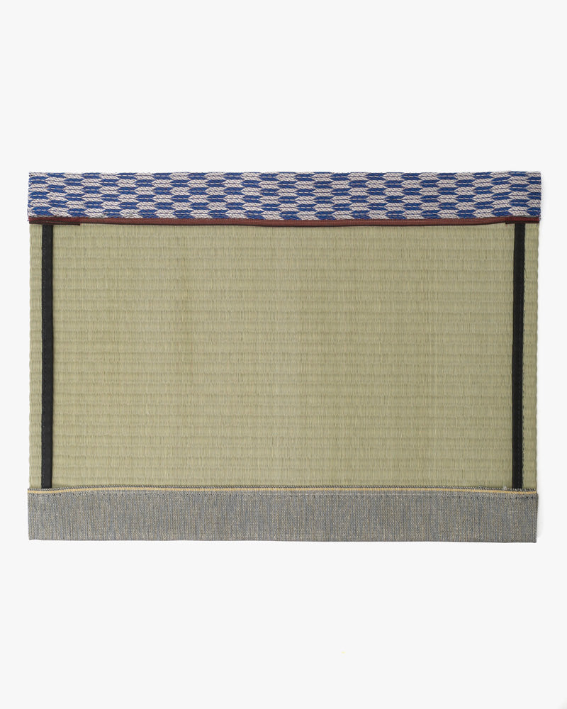 Matsuba Tatami, Table Mat, Blue Yagasuri